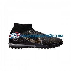 Nike Mercurial Superfly VIII Shadow Academy TF Zwart voetbalschoenen
