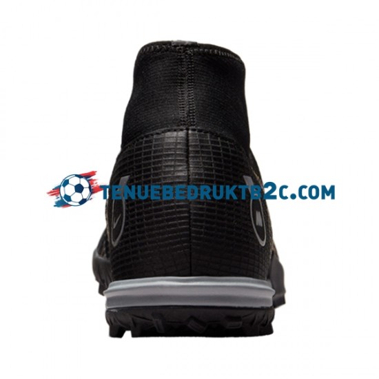 Nike Mercurial Superfly VIII Shadow Academy TF Zwart voetbalschoenen