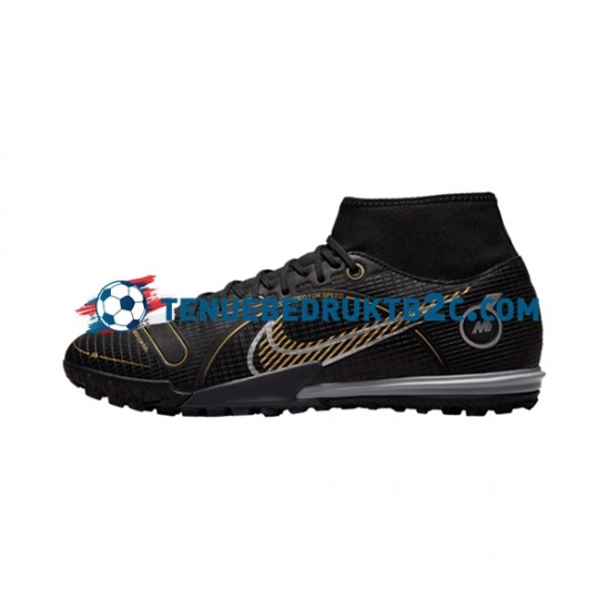 Nike Mercurial Superfly VIII Shadow Academy TF Zwart voetbalschoenen