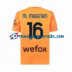 Uitshirt AC Milan Keeper Mike Maignan 16 Mannen 2023-24 S-S
