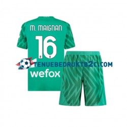 Thuisshirt AC Milan Keeper Mike Maignan 16 Voetbalteneu Kinderen 2023-24 S-S