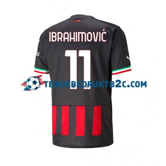 Thuisshirt AC Milan Ibrahimovic 11 Mannen 2022-23 S-S