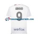 Uitshirt AC Milan Olivier Giroud 9 Mannen 2023-24 S-S