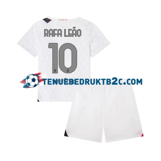 Uitshirt AC Milan Rafael Leao 10 Voetbalteneu Kinderen 2023-24 S-S