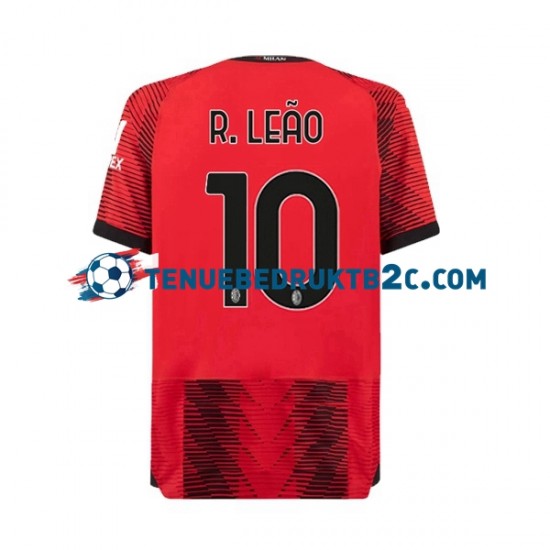 Thuisshirt AC Milan Rafael Leao 10 Mannen 2023-24 S-S