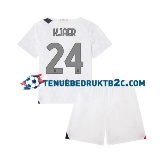 Uitshirt AC Milan Simon Kjaer 24 Voetbalteneu Kinderen 2023-24 S-S