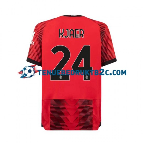 Thuisshirt AC Milan Simon Kjaer 24 Mannen 2023-24 S-S