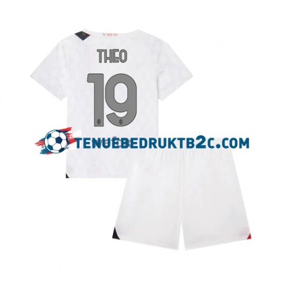 Uitshirt AC Milan Theo 19 Voetbalteneu Kinderen 2023-24 S-S