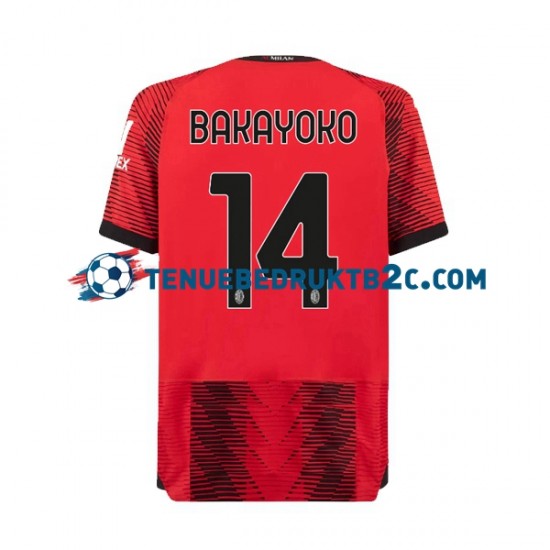 Thuisshirt AC Milan Tiemoue Bakayoko 14 Mannen 2023-24 S-S