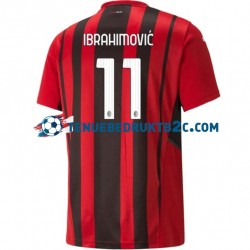 Thuisshirt AC Milan Zlatan Ibrahimovic 11 Mannen 2021-22 S-S