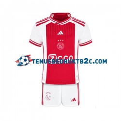 Thuisshirt AFC Ajax Voetbalteneu Kinderen 2023-24 S-S