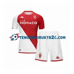 Thuisshirt AS Monaco Voetbalteneu Kinderen 2023-24 S-S