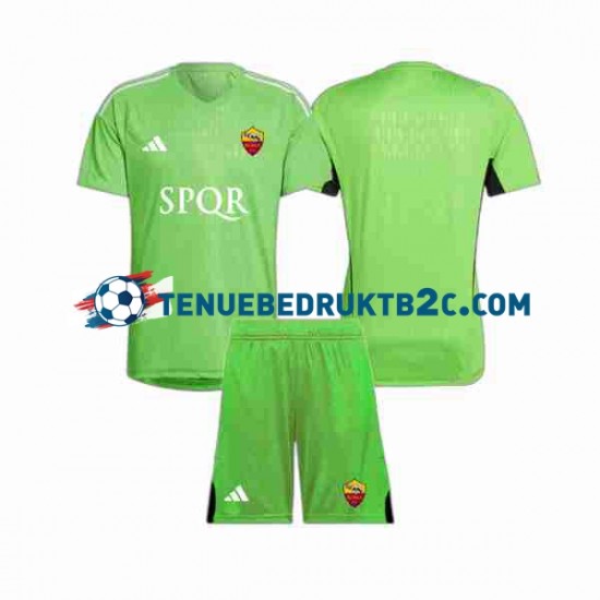 Uitshirt AS Roma Keeper Voetbalteneu Kinderen 2023-24 S-S