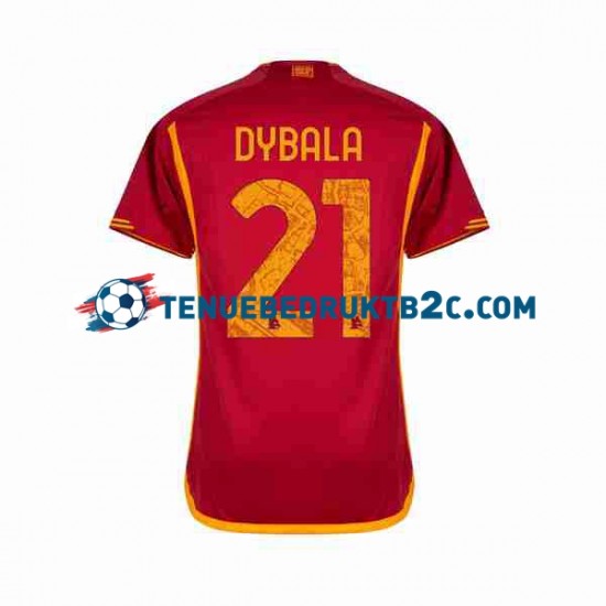 Thuisshirt AS Roma Paulo Dybala 21 Mannen 2023-24 S-S