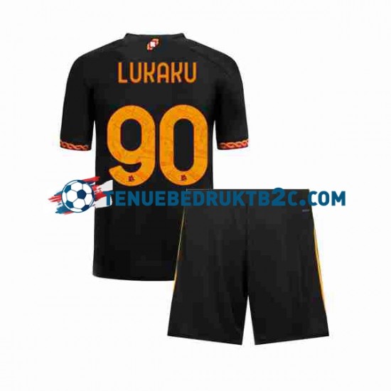 3de shirt AS Roma Romelu Lukaku 90 Voetbalteneu Kinderen 2023-24 S-S