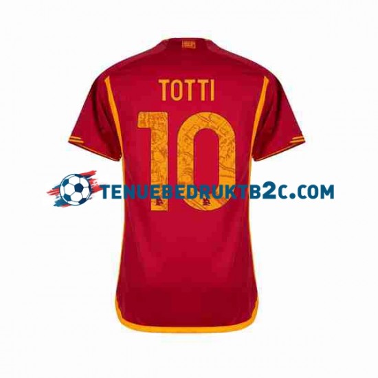 Thuisshirt AS Roma Totti 10 Mannen 2023-24 S-S