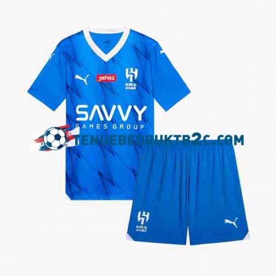 Thuisshirt Al Hilal Voetbalteneu Kinderen 2023-24 S-S
