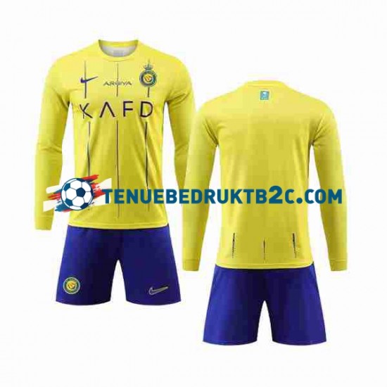 Thuisshirt Al-Nassr Voetbalteneu Kinderen 2023-24 L-S