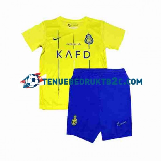 Thuisshirt Al-Nassr Voetbalteneu Kinderen 2023-24 S-S