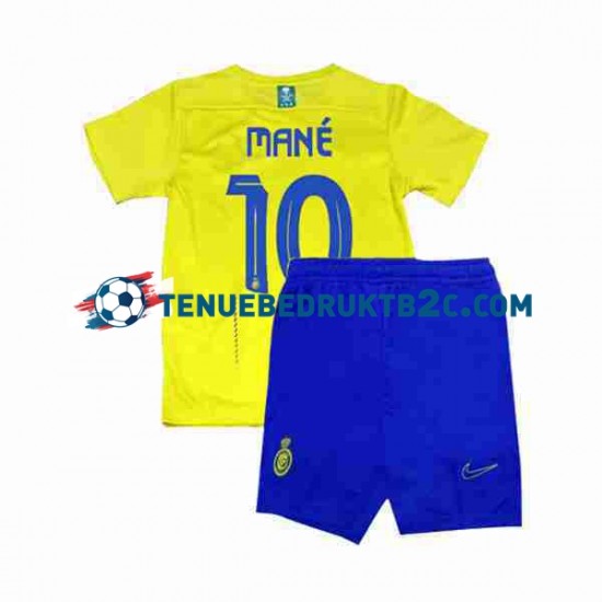 Thuisshirt Al-Nassr Mane 10 Voetbalteneu Kinderen 2023-24 S-S