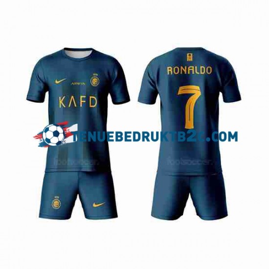 Uitshirt Al-Nassr Ronaldo 7 Voetbalteneu Kinderen 2023-24 S-S