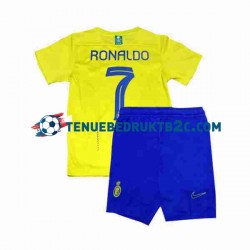 Thuisshirt Al-Nassr Ronaldo 7 Voetbalteneu Kinderen 2023-24 S-S