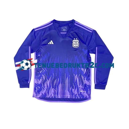 Uitshirt Argentinië Mannen WK 2022 L-S