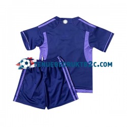 Uitshirt Argentinië Voetbalteneu Kinderen WK 2022 S-S