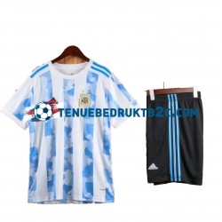 Thuisshirt Argentinië 2021 Voetbalteneu Kinderen S-S