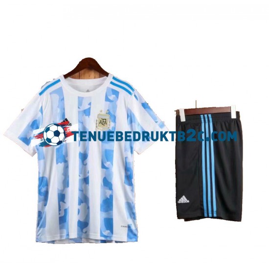 Thuisshirt Argentinië 2021 Voetbalteneu Kinderen S-S