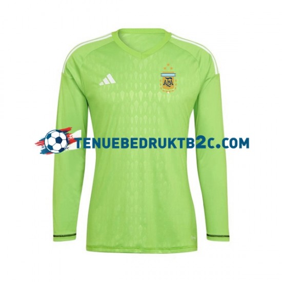 Thuisshirt Argentinië Keeper Mannen WK 2022 L-S