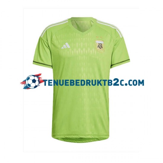 Thuisshirt Argentinië Keeper Mannen WK 2022 S-S