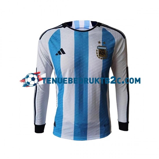 Thuisshirt Argentinië Mannen WK 2022 L-S