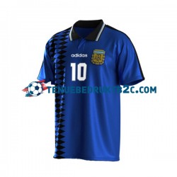 Uitshirt Retro Argentinië Maradona 10 Mannen 1994 S-S