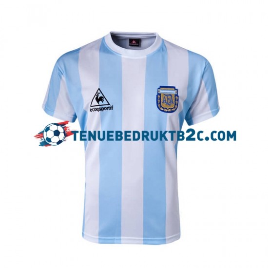 Thuisshirt Retro Argentinië 1986 Mannen S-S