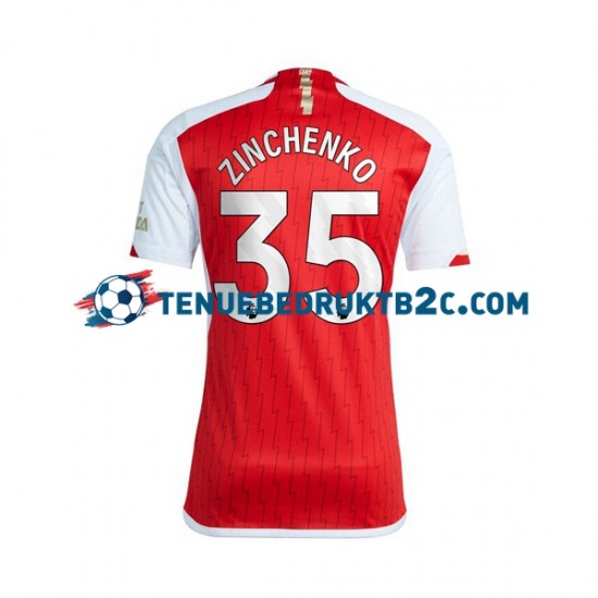 Thuisshirt Arsenal Oleksandr Zinchenko 35 Mannen 2023-24 S-S