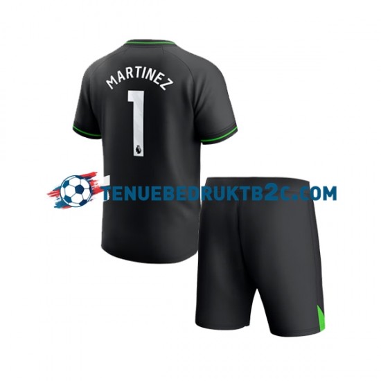 Thuisshirt Aston Villa Keeper Emiliano Martinez 1 Voetbalteneu Kinderen 2023-24 S-S