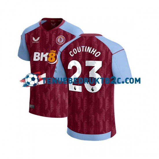 Thuisshirt Aston Villa Philippe Coutinho 23 Mannen 2023-24 S-S