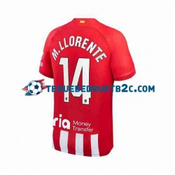 Thuisshirt Atlético Madrid Marcos Llorente 14 Mannen 2023-24 S-S