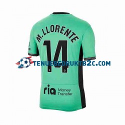 3de shirt Atlético Madrid Marcos Llorente 14 Mannen 2023-24 S-S