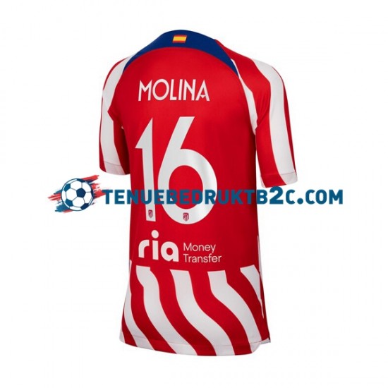 Thuisshirt Atlético Madrid Nahuel Molina 16 Mannen 2022-23 S-S