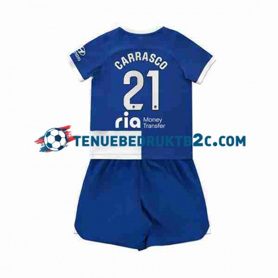 Uitshirt Atlético Madrid Yannick Carrasco 21 Voetbalteneu Kinderen 2023-24 S-S