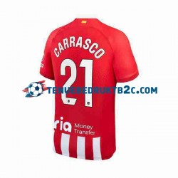 Thuisshirt Atlético Madrid Yannick Carrasco 21 Mannen 2023-24 S-S