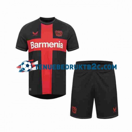 Thuisshirt Bayer 04 Leverkusen Voetbalteneu Kinderen 2023-24 S-S