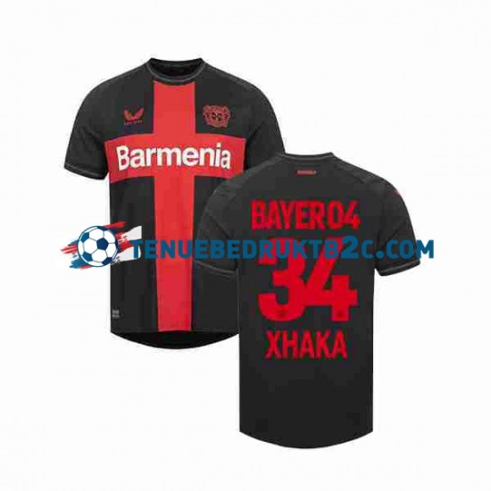 Thuisshirt Bayer 04 Leverkusen Granit Xhaka 34 Mannen 2023-24 S-S