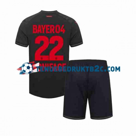 Thuisshirt Bayer 04 Leverkusen Victor Boniface 22 Voetbalteneu Kinderen 2023-24 S-S