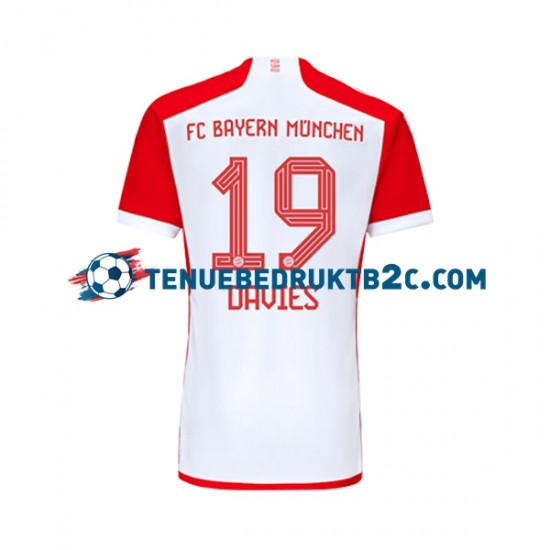 Thuisshirt FC Bayern München Alphonso Davies 19 Mannen 2023-24 S-S