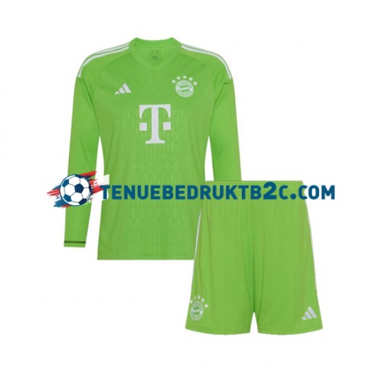 Uitshirt FC Bayern München Keeper Voetbalteneu Kinderen 2023-24 L-S