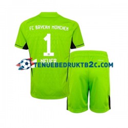 Uitshirt FC Bayern München Keeper Manuel Neuer 1 Voetbalteneu Kinderen 2023-24 S-S