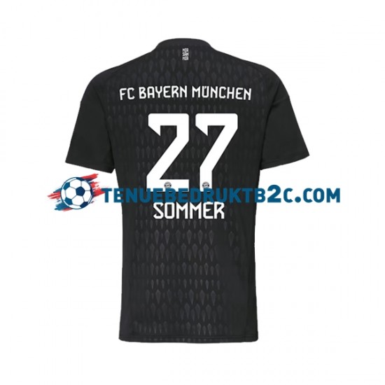 Thuisshirt FC Bayern München Keeper Yann Sommer 27 Mannen 2023-24 S-S